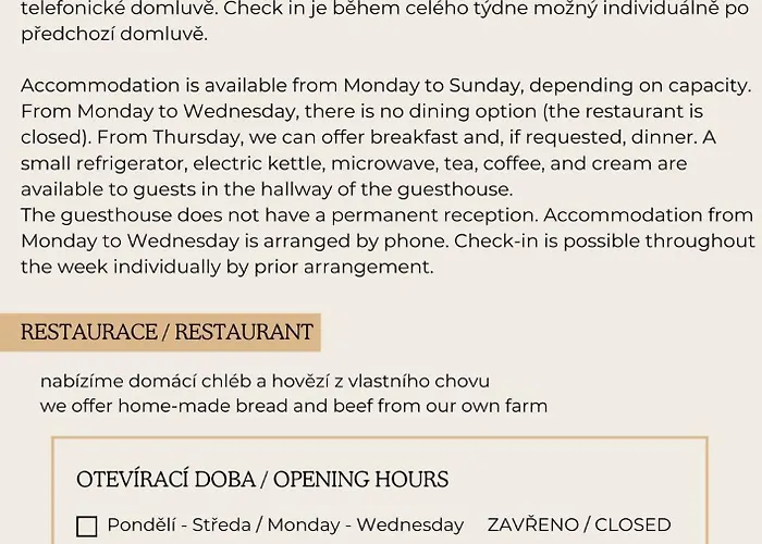 A Restaurace Belecky Mlyn Affittacamere 3*
